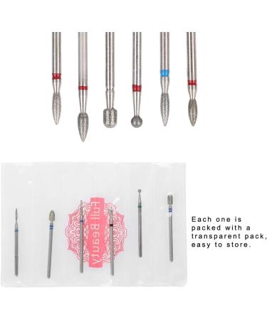 Nail Drill Bits Ceramic Nail Mill Bits Professional Remove Gel Acrylic Cuticle Diamond Tungsten Carbide Tools for Nail Beautify Polishing Clear Care Manicure Pedicure(JG#9) - Buy Online on GoSupps.com