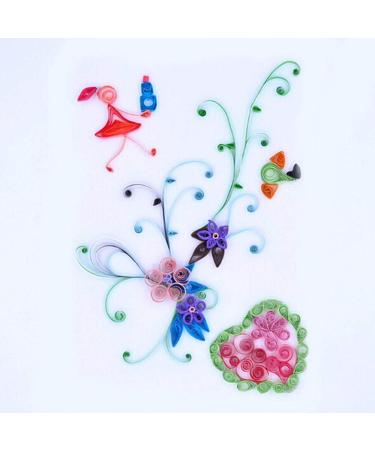 TXIN 1300 Quilling Paper Strips 3mm - 26 Colors Quill Paper Kit for DIY Art Craft - Multicolor - Buy Online on GoSupps.com