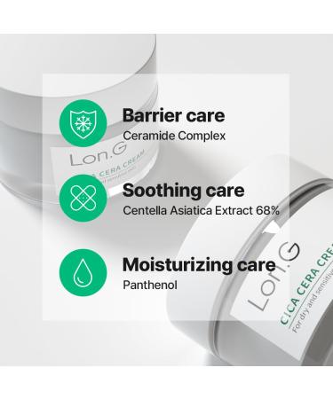 K-Beauty Cica Cera Cream - Soothing Hydration for All Skin Types | International Shipping Available - Buy Online on GoSupps.com