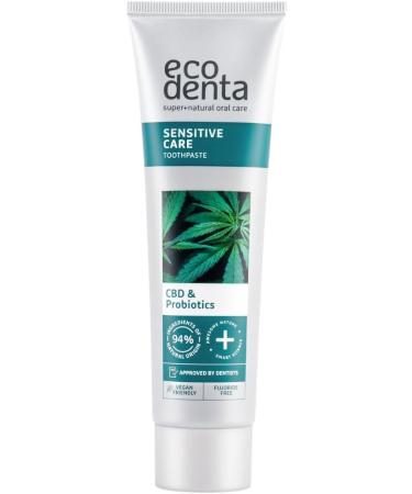  ECODENTA ECODENTA CBD Probiotic Toothpaste Fights Plaque and Tartar Toothpaste for Sensitive Teeth 100ml - Buy Online on GoSupps.com