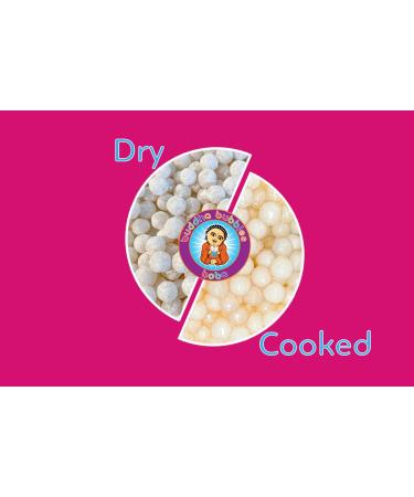 Lychee Flavor Boba Tea Tapioca Pearls - Ready in 5 Minutes | Buddha Bubbles Boba - Buy Online on GoSupps.com