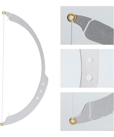 Eyebrow Marker Ruler Brow Mapping Tool Microblading Line Marker Ruler Mapping Eyebrow Ruler Eyebrow Mapping String Tool Ruler Makeup Eyebrow Measuring Tool With 10pcs Thread Silver - Buy Online on GoSupps.com