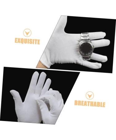 MERRYHAPY 12 Pairs Moisturizing Gloves Work Gloves Moisturizing Overnight Gloves Working Gloves White Cotton - Buy Online on GoSupps.com