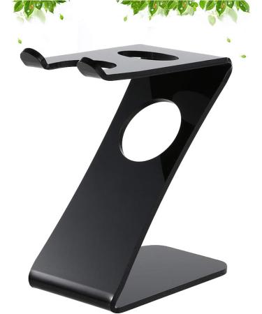 Buy Razor and Brush Holder Stand for Shower - Men's Shaving Brush Stand in Black | International Shipping Available - Buy Online on GoSupps.com