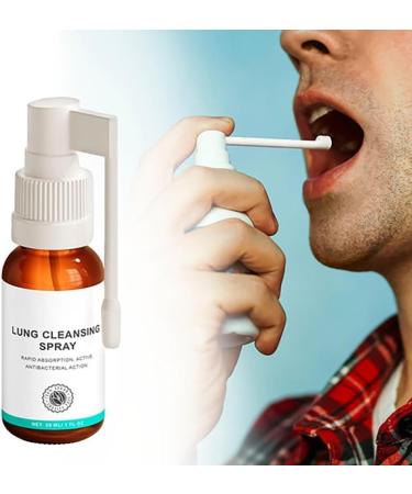 Herbal Lung Cleansing Spray Herbal Lung Cleansing Spray Herbal Lung Cleansing Spray Lung Health Spray Powerful Lung Support and Cleansing (1 Bottle) - Buy Online on GoSupps.com