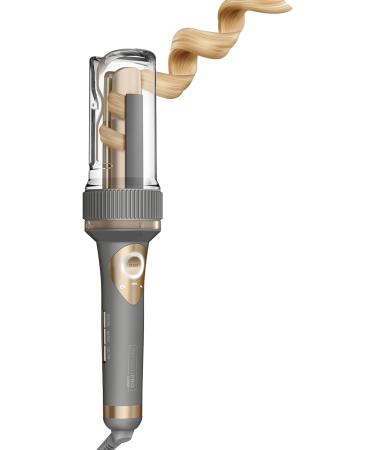 Conair CD1032C Curl Secret 1 inch Barrel Auto Curler - 3 curl directions - Medium to Long Hair Lengths produces wavy soft or blowout curls All hair types Dual Voltage for Worldwide Travel Gray 1 inch Barrel