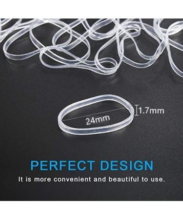 1000 Durable Mini Elastic Hair Ties - Soft Rubber Bands for Women & Girls | Perfect for Daily Hairstyles - Buy Online on GoSupps.com