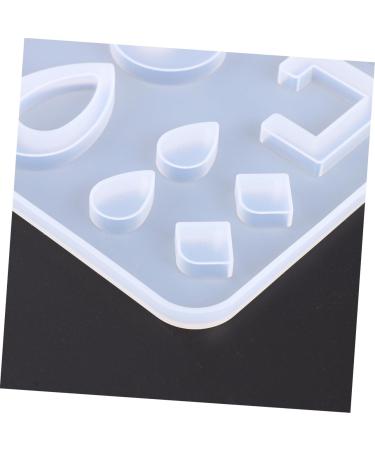 NUOBESTY 1pc Resin Epoxy Silicone Molds Silicone Necklace Jewelry Molds Epoxy Resin Accessories Cake Mold White 16.8x15.8cm - Buy Online on GoSupps.com