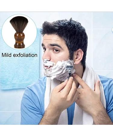 CloverGorge Nylon Shaving Brush Set - Premium Wooden Handle Wet Shaving Brush for Safety & Straight Razors - International Shipping Available - Buy Online on GoSupps.com