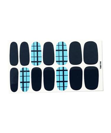 dijiusidy Nail Art Stickers Self-Adhesive Fingernail Decal with Strap Glue DIY Art Decor Full Cover Manicure Kits for Women Girls YMX194