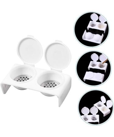 minkissy Nail Art Brush Cup Nail Art Tools Nail Tools Soaking Bowl for Acrylic Nails Monomer Dish Acrylic Liquid Holder Dappen Dish for Monomer Nail Bowl Stainless Steel Wash Pen With Cover - Buy Online on GoSupps.com