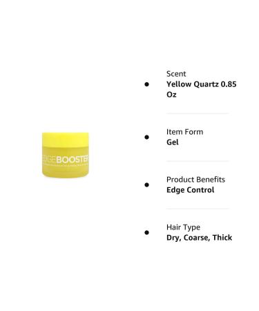 Style Factor Edge Booster Extra Strength Pomade for Thick Coarse Hair 0.85 Oz - Yellow Quartz (Travel Size) - Buy Online on GoSupps.com