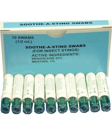 Soothe-A-Sting Swabs (Pack of 10) - Fast Relief for Insect Bites and Stings - Buy Online on GoSupps.com