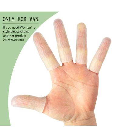 Shop Silicone Finger Protectors for Men | 10 Pack Gel Cots for Pain Relief | Arthritis & Cracked Finger Tips - Buy Online on GoSupps.com