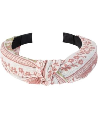 Headbands for Women Wide Flower Alice Band Knot Floral Fabric Headband Ladies Hairband Boho Hair Accessories for Women and Girl (10BOHO) - Buy Online on GoSupps.com