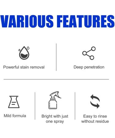 Luckydogs Multipurpose Bathroom Foam Cleaner Luckydogss Bathroom Foaming Cleaner 60ml Bathroom Foam Cleaner Spray All-Purpose Bubble Cleaner (2PCS) - Buy Online on GoSupps.com