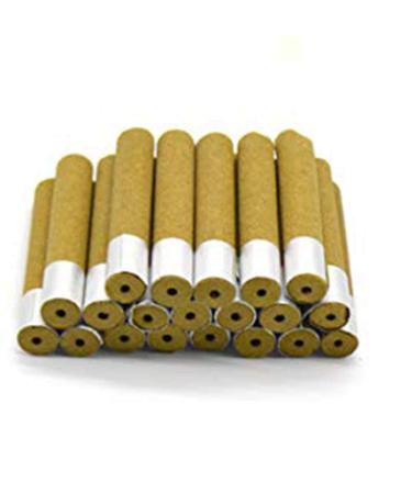 Helloyoung Moxibusion Box Chinese Moxa Sticks Brenner Heating Acupuncture Point Chinese women Gynecomastia Mini Tube Moxa Other (wellness & relaxation) (80PCs stick and sticker)