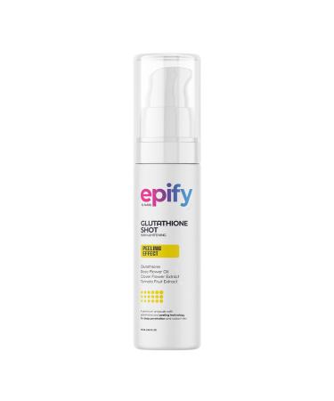 Epify Glutathione Shot Exfoliating for Face and Body Deep Skin Renewal with Glutathione & Arbutin Gentle Peeling and Hydration 2.54 Fl Oz (Pack of 1)