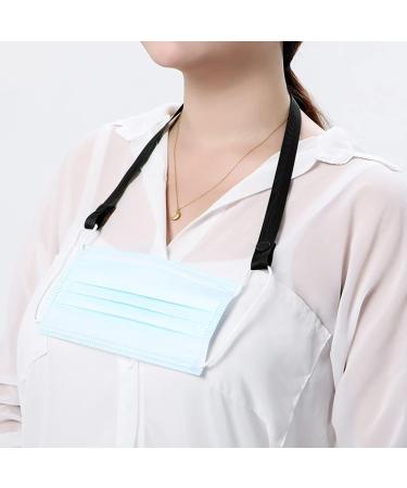 Adjustable Masking Hook & Mask Chain Lanyard Extender - Anti-Slip Ear Support for Kids & Adults - Breakaway Mask Holder Strap Hanger (White) - Buy Online on GoSupps.com