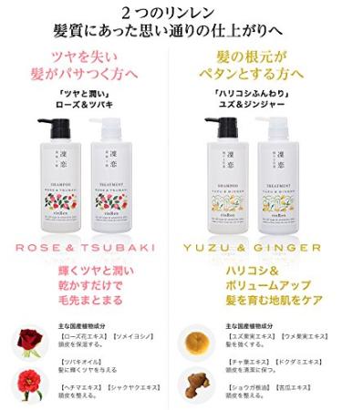 Buy Rose and Tsubaki Treatments - 17.5 Oz Hair Treatment for Luxurious Shine | International Shipping Available - Buy Online on GoSupps.com