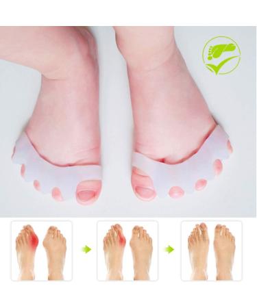Kids Bunion Corrector & Toe Separator Kit - 6 PCS Set for Overlapping Hallux Valgus (3-6 Years Old) - Buy Online on GoSupps.com