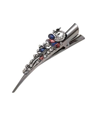 LIFKOME 1PC metallic hair clips barrettes for thick hair hair barrettes rhinestone alligator hair clips