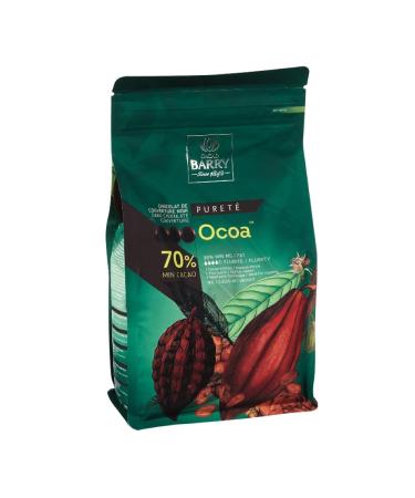 CHOCOLAT BARRY ORIGINE OCOA Dark Couverture Chocolate 70% from the Purity Range /1KG