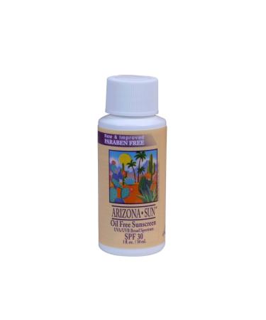 Arizona Sun - Sunscreen SPF 30 1 oz Total Sun Protection Lotion - Oil Free Sunblock Cream - Face and Body Sun Screen Sun Block