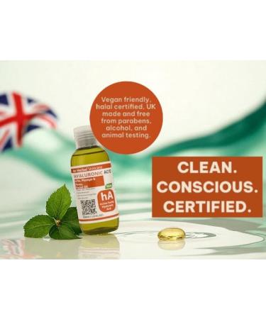 Dr Herbal Huile faciale l'acide hyaluronique 50 ml S rum hydratant pour le visage avec glyc rine vitamine E et huile d'olive repulpe adoucit et soutient une peau jeune et saine - Buy Online on GoSupps.com