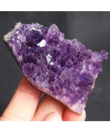 1Pcs Natural Uruguay Amethyst Cluster Home Decoration Purple Crystal Stone Specimens Cluster Decor Uruguay Cluster 20-30 (Color : Uruguay Cluster Size : 40-50g) 40-50g Uruguay Cluster