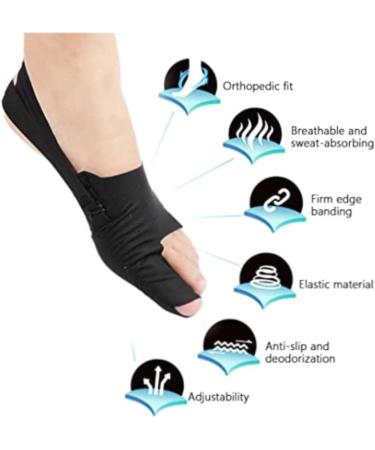 Bunion Corrector & Toe Separator - Orthopedic Brace for Foot Pain Relief | Night Splint for Hallux Valgus - Comfortable, Ultra-Thin Design (M) - Buy Online on GoSupps.com