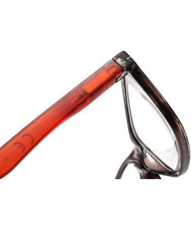 Suertree 3 Pack Spring Hinge Reading Glasses - 3.5x Diopter Visual Aid for Men & Women - Black Yellow Red Optics - Buy Online on GoSupps.com