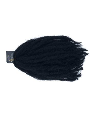 Coolbers 18 Inch Black Marley Braids - Curly Crochet Braids Hair Extensions (1 Pack 1B) - Afro Twist Braiding Hair - Buy Online on GoSupps.com