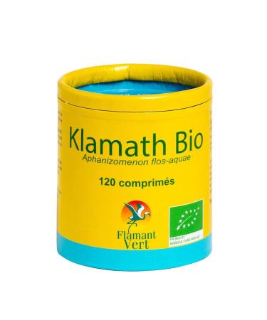 Green Flamingo Klamath BIO Micro Algae AFA 120 Tablets of 500 mg