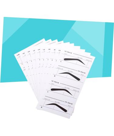 Angoily Eyebrow Card 30 Pcs Eyebrow Stencil Template Eyebrow Shaping Kit Eyebrowhack Eyebrow Templates Mold Suite Unibrow mediumx3pcs As Shownx3pcs - Buy Online on GoSupps.com