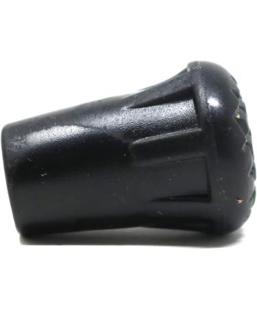 fiXte Small 11mm Black Rubber End Ferrule for Walking Stick Cane Crutch Hiking Pole (Pack of 4) - Buy Online on GoSupps.com