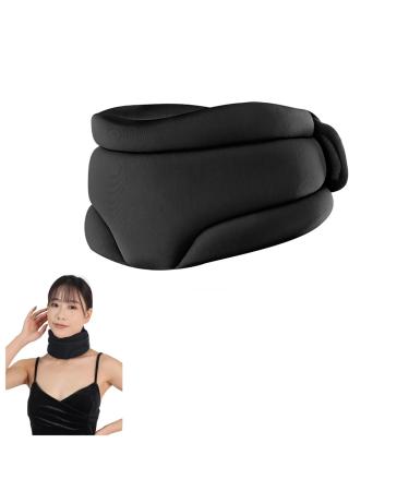 JIAZHOUHB Anti Snoring Sleep Aid: Orthopedic Neck Pillow to Reduce Snoring (Color: Black)