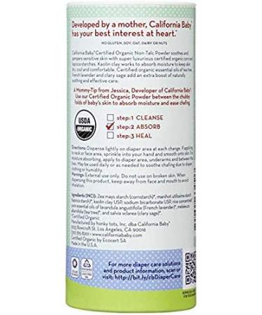California Baby Organic Calming Powder - 2.5 oz - Buy Online on GoSupps.com