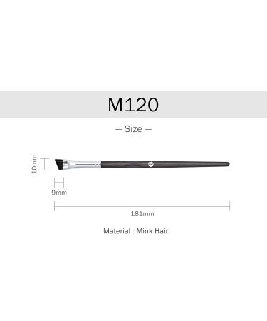 ENERGY Flat Eyebrow Brush M120 Wide Angle Makeup Brush for Perfect Eyebrows - 6.1g Ideal for Precision Application - Buy Online on GoSupps.com
