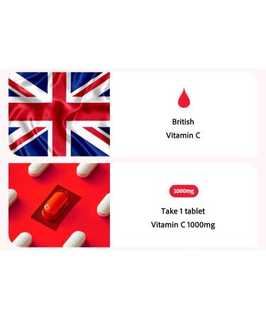 caincosmetic Korea Eundan High Potency Vitamin C 1000mg 600 Tablets (20-Month Supply) Individually Packed for Freshness & Portability - Buy Online on GoSupps.com