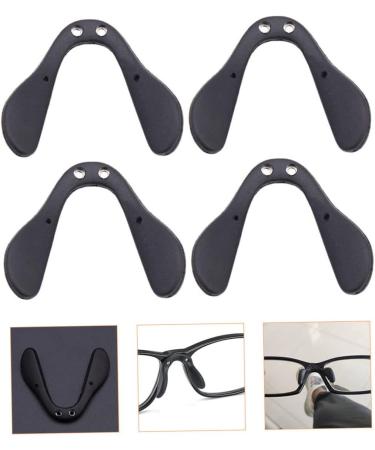 Plafope Silicone Nose Pads for Glasses - 4 Pack Comfortable Support for Sunglasses & Cycling Glasses Windproof Rubber Holder for Kids and Adults - Buy Online on GoSupps.com
