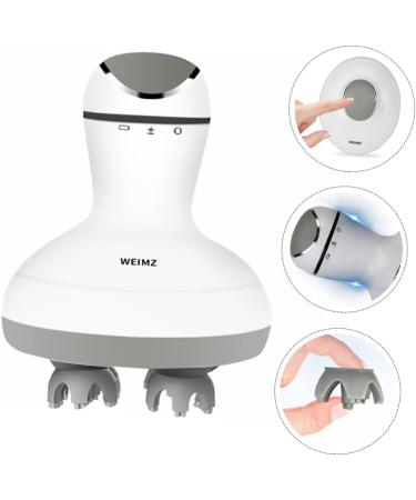 ULTECHNOVO Electric Scalp Massager | White Head Massager for Relaxation & Stress Relief | International Shipping Available - Buy Online on GoSupps.com