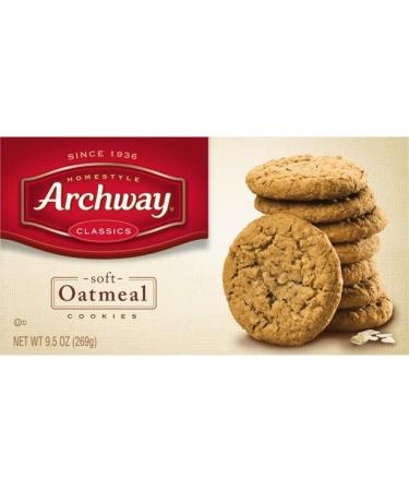 Archway Classics Soft Oatmeal Cookies - 9.5 Oz (Pack of 3) - Buy Online on GoSupps.com