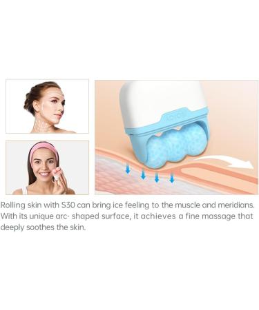 ONLYSKY BEAUTY Blue Ice Roller Cold Face & Body Massager for Skin Care | Cooling Roller Tool - Buy Online on GoSupps.com
