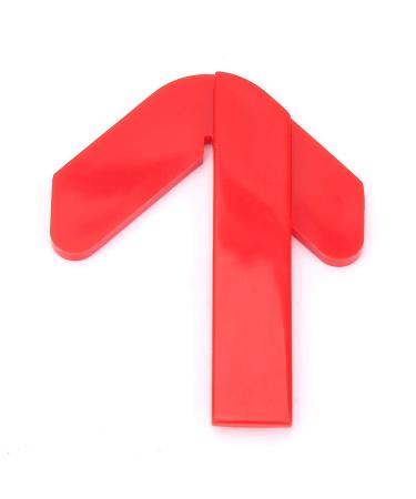Round Center Point Finder - Red ABS Plastic Measuring Tool for Accurate Circular Measurements | Ship Internationally - Buy Online on GoSupps.com