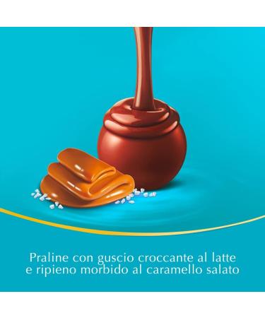 Lindt Lindor Caramello Salato Pralines au chocolat au lait et cristaux de sel avec caramel doux sal 200 g - Buy Online on GoSupps.com