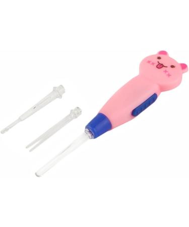Animal Character Ear Wax Removal Tool with LED Light - 4 Pcs Set for Kids, Baby, and Adults (Random Character Design) - Buy Online on GoSupps.com