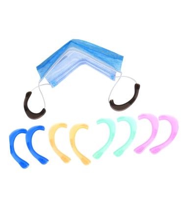 Frcolor 4 pair hooks for masking tape ear protection hooks protection silicone protective mask mask cable hooks hooking hook facial bucket accessories earriemen mouth protection