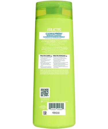 Garnier Fructis Shampoo Sleek and Shine Fresh 370 ml (Pack of 1) - Buy Online on GoSupps.com