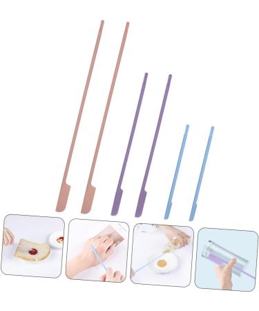 Hemoton 18 Pcs Beauty Scraper Spatula Long Handle Bottle Scraper Cream Spoon Stick Mini Lotion - Buy Online on GoSupps.com